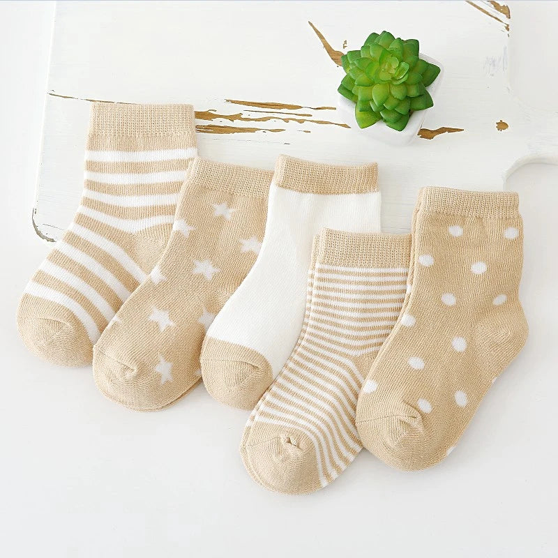 5Pairs Pure Cotton Animal Design socks