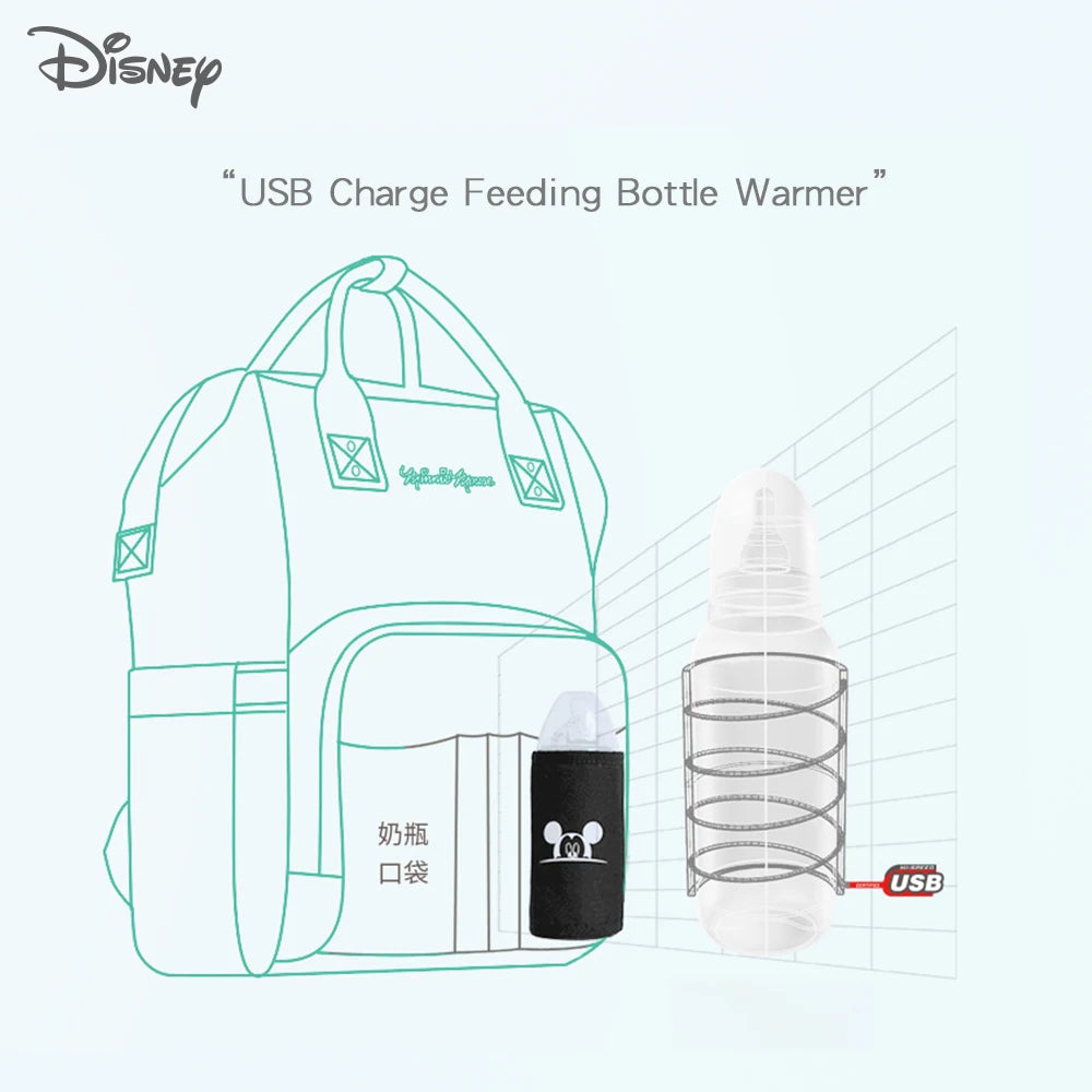 Mickey USB Heating Diaper Backpack