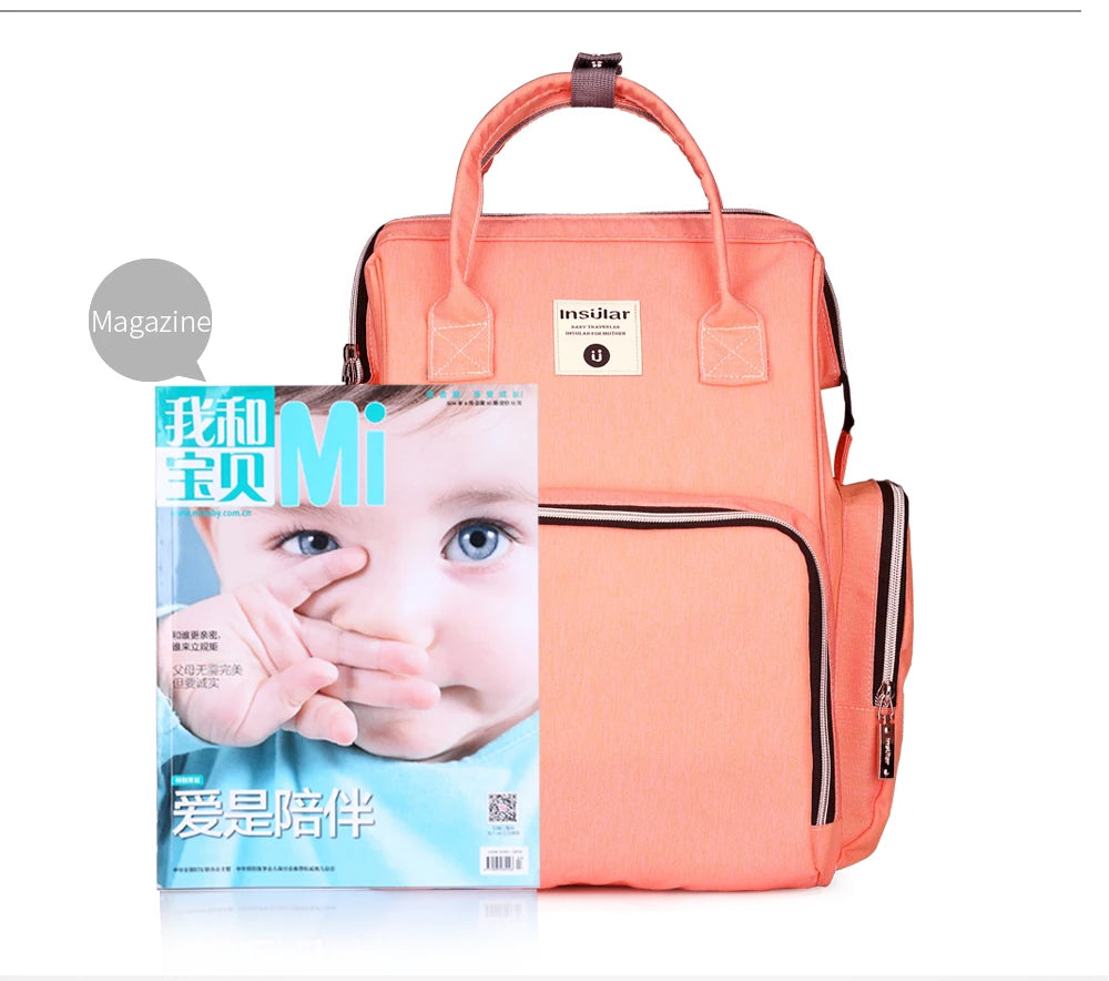 Insular Waterproof Mummy Nappy Backpack