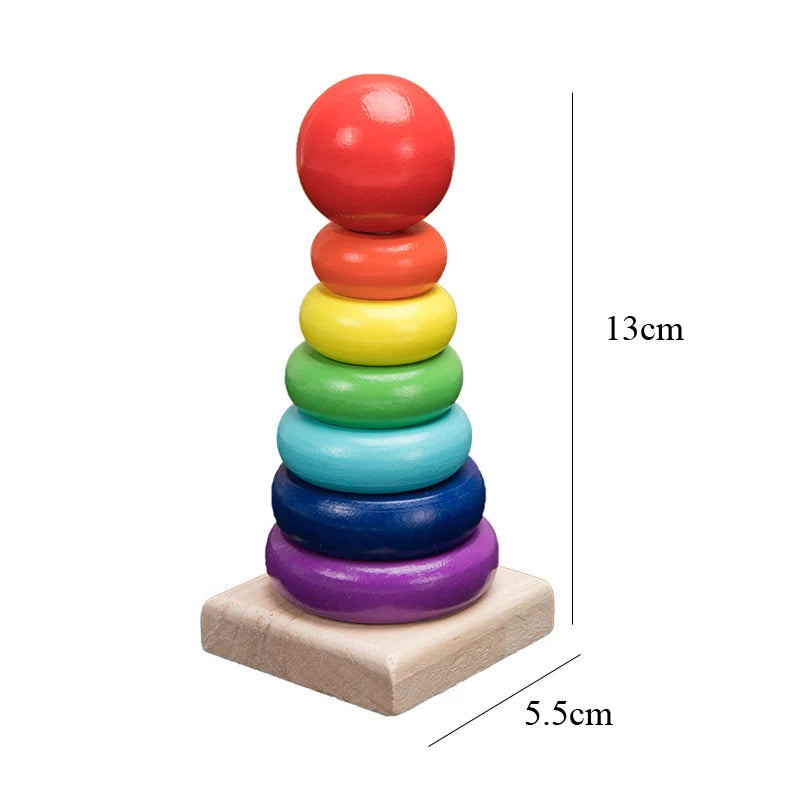 Montessori Baby Toys, 3D Wooden Puzzles for Early Learning, Educational Wooden toys