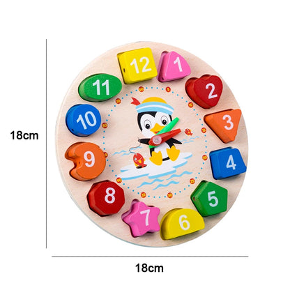 Montessori Baby Toys, 3D Wooden Puzzles for Early Learning, Educational Wooden toys