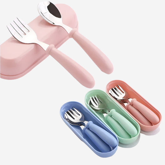 Stainless steel fork and spoon Set