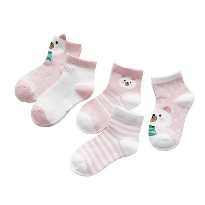 5Pairs/lset  0-2Y Socks Baby Socks