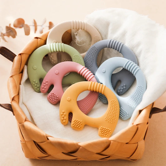 BPA-Free Silicone Elephant Teether