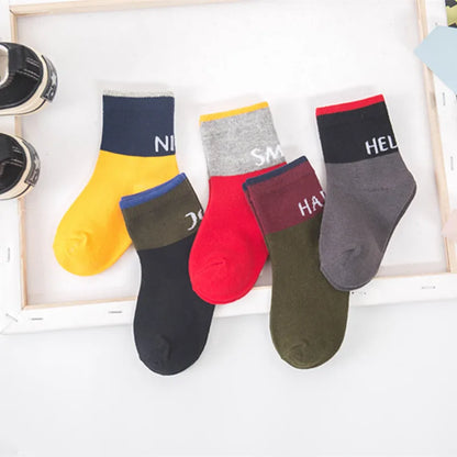 5Pairs Pure Cotton Animal Design socks