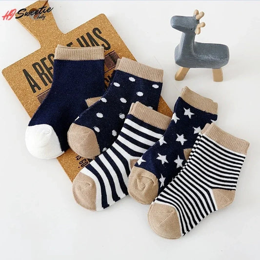 5Pairs Pure Cotton Animal Design socks