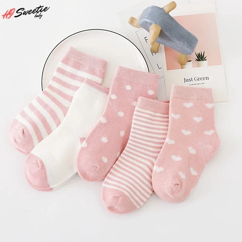 5Pairs Pure Cotton Animal Design socks