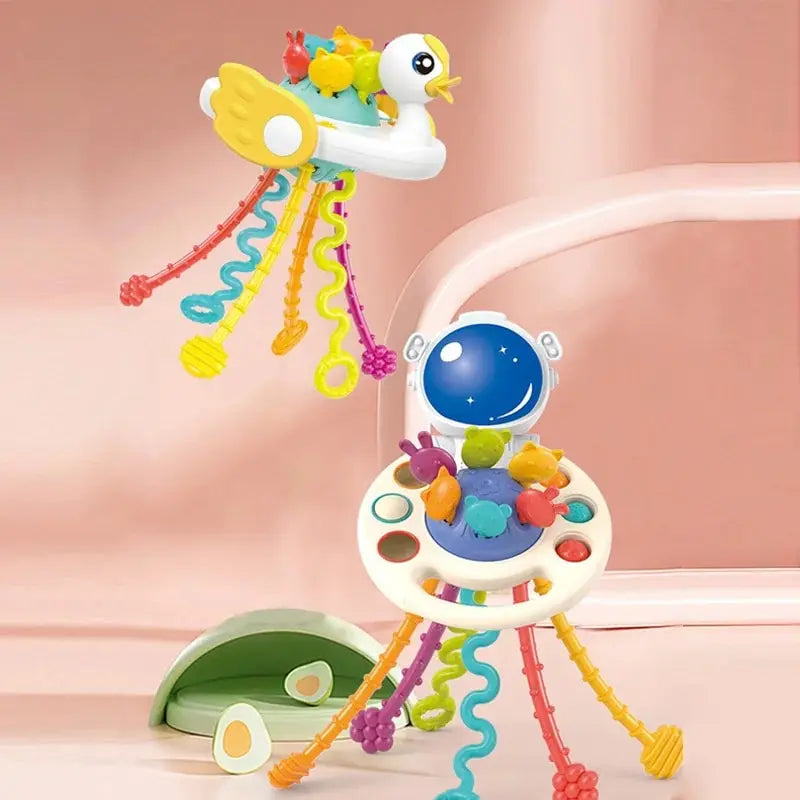 Montessori Duck & Astronaut Teething Toy