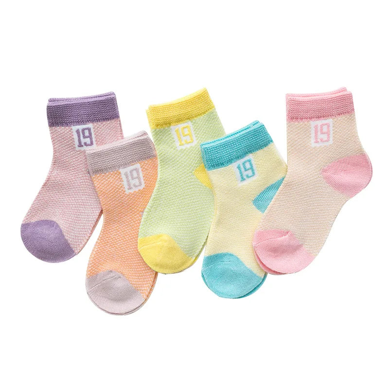 5Pairs/lset  0-2Y Socks Baby Socks