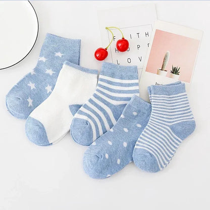 5Pairs Pure Cotton Animal Design socks