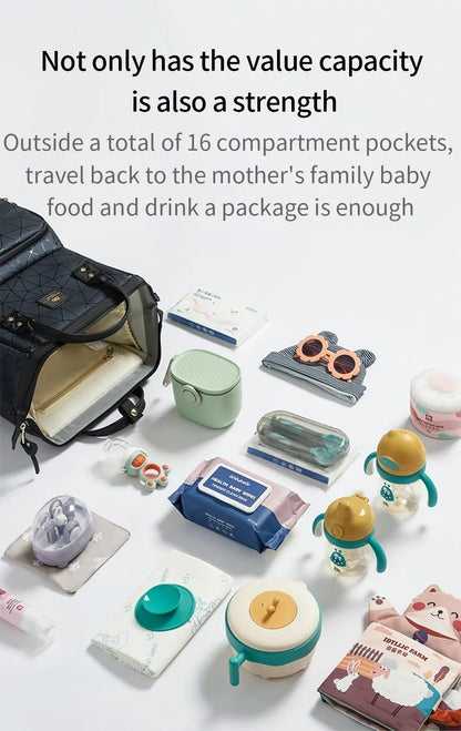 waterproof USB Diaper bag