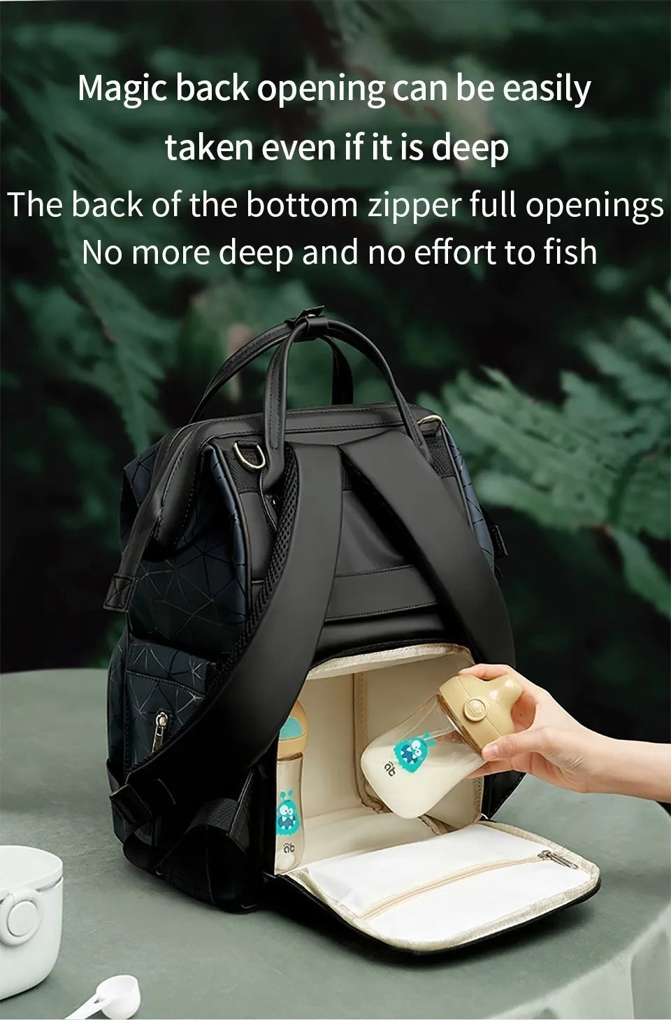 waterproof USB Diaper bag