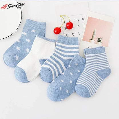 5Pairs Pure Cotton Animal Design socks