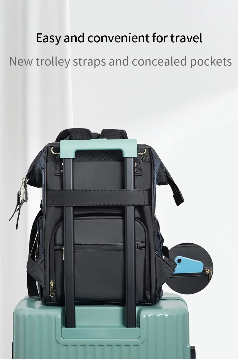 waterproof USB Diaper bag