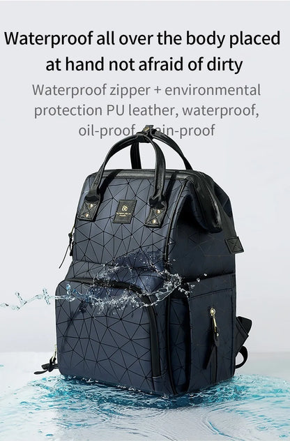 waterproof USB Diaper bag